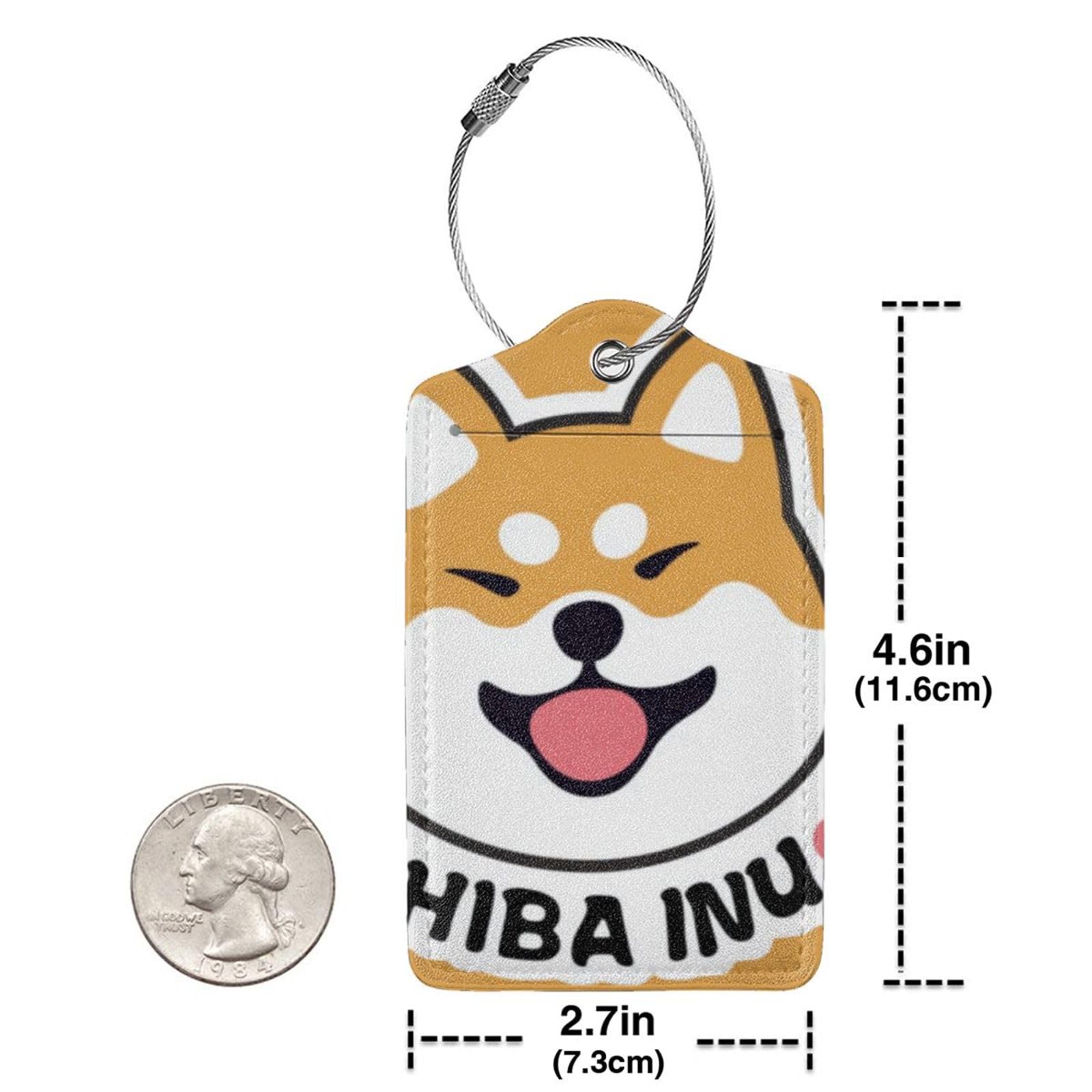 Amazon.co.jp: 柴犬 ラゲッジタグ 荷物タグ スーツケース